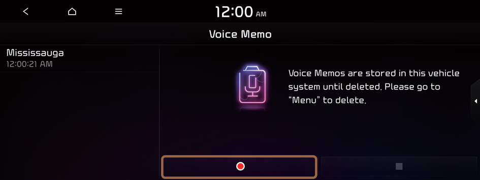 voice memo